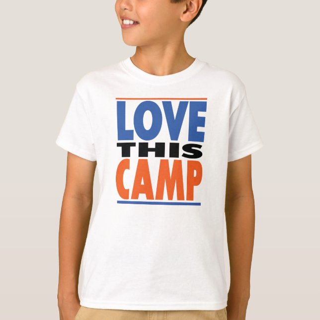 Ame este campo - camiseta del campamento de verano (Anverso)
