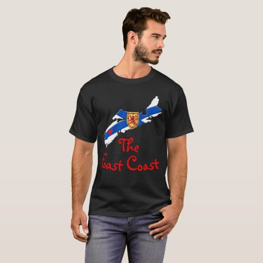 Ame la camisa de Nueva Escocia del corazón de la