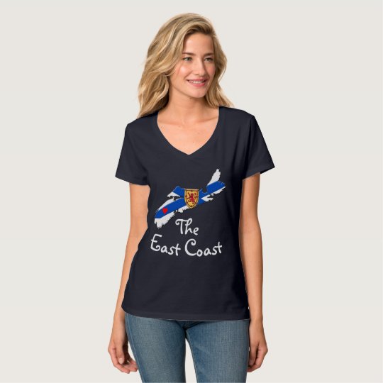 Ame la camisa de Nueva Escocia del corazón de la