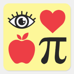 AME LA TARTA DE MANZANA - Pegatinas Divertidas