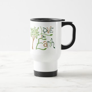 Ame la taza reutilizable de la tierra