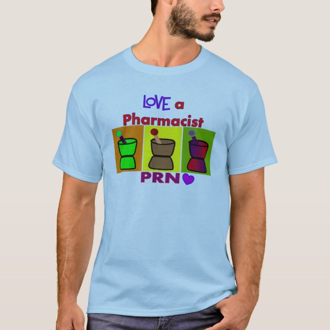 Ame las camisetas y los regalos del farmacéutico (Anverso)