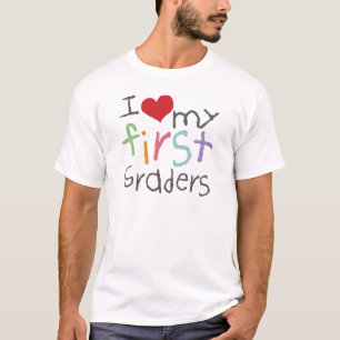 Ame mi camiseta básica de los primeros graduadore