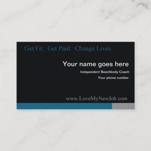 Ame mi nueva tarjeta de visitas del trabajo 2 (Anverso)