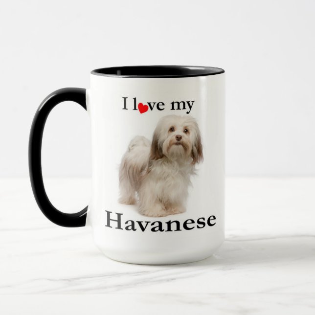 Ame mi taza de Havanese (Izquierda)