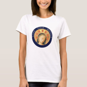 ame su camisa bendecida Maria de la madre de la