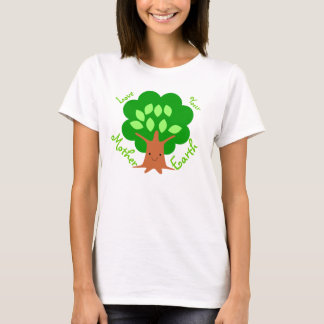 Ame su camiseta de la madre tierra