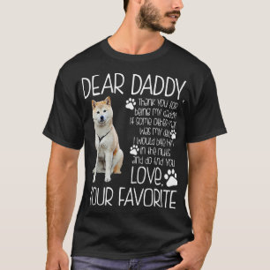 Ame su camiseta preferida del perro de Akita