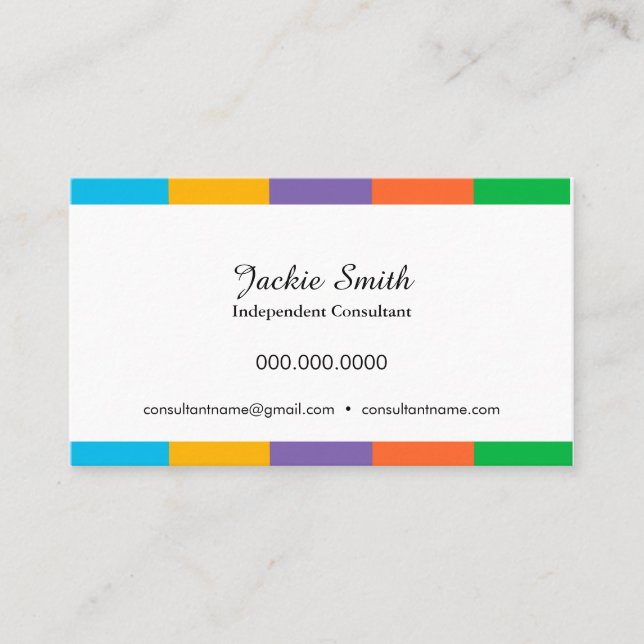 Ame su piel - tarjeta de visita (Anverso)