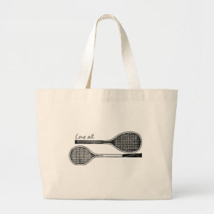 "Ame toda la" bolsa de asas del tenis