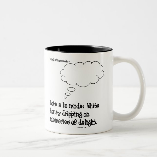 Ame una taza del modo del la con negro dentro (Derecha)