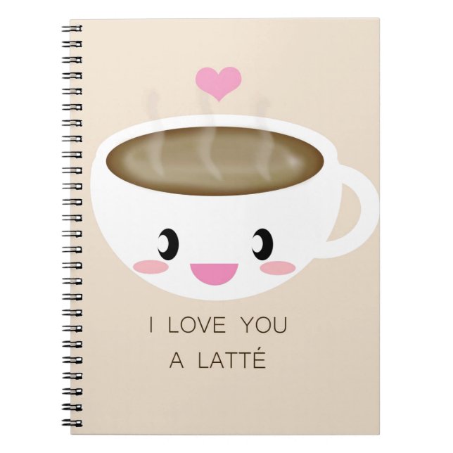 Ámele un cuaderno de Latté (Frente)