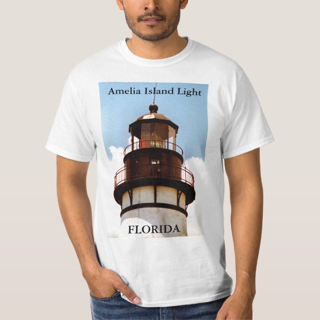 Amelia Island Light, camiseta de Florida (Anverso)