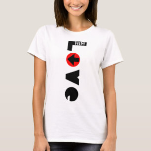 Ámelo la camiseta básica de las mujeres de los