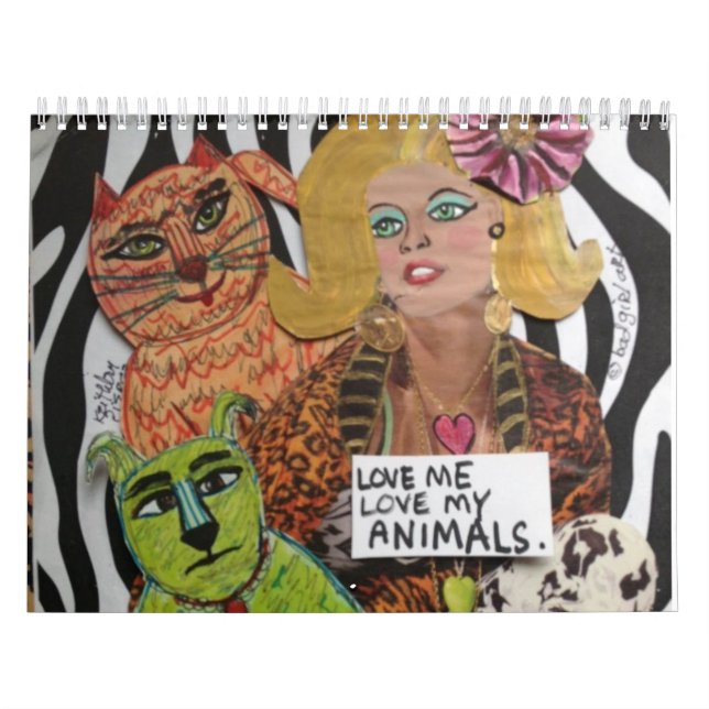ÁMEME AMOR MI CALENDARIO del medio de los ANIMALES (Tapa)