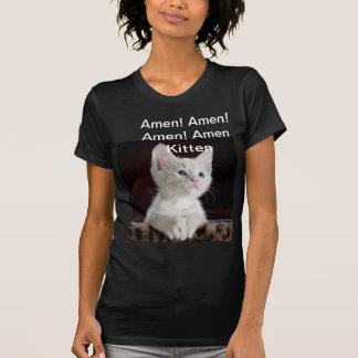 ¡Amén! ¡Amén! ¡Amén! Camiseta de mujer de Amen Kit