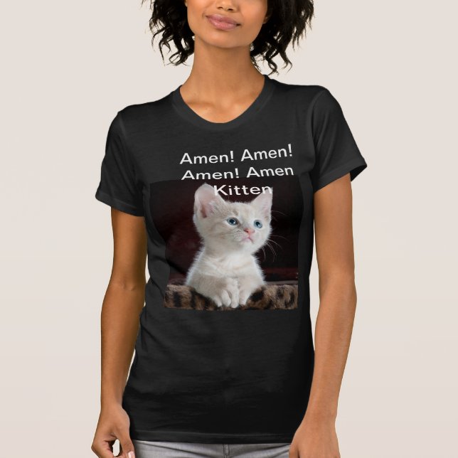 ¡Amén! ¡Amén! ¡Amén! Camiseta de mujer de Amen Kit (Anverso)