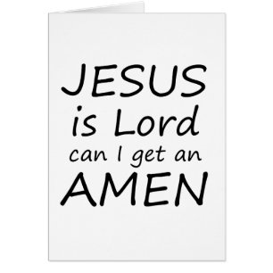Amén Jesus Card