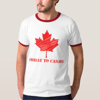 Amenaza para la camiseta de Canadá