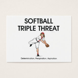 Amenaza SUPERIOR del triple del softball