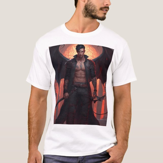 Amenazando el diseño de camisetas del guerrero del (Anverso)