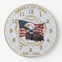 America250 Aniversario del reloj de pared de Estad