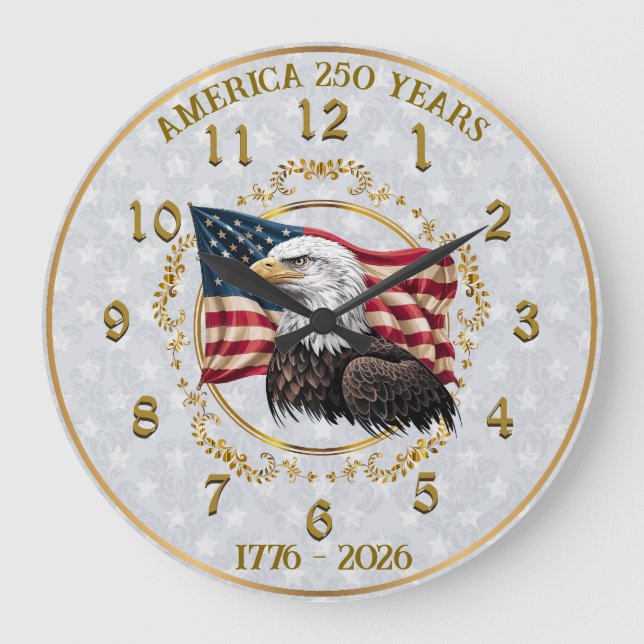 America250 Aniversario del reloj de pared de Estad (Anverso)