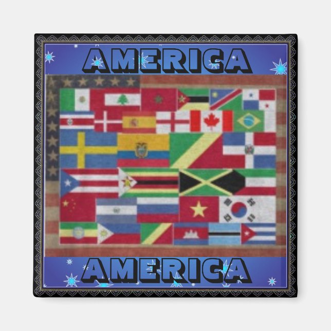 AMÉRICA AMÉRICA Imán (Frente)