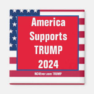 América apoya el imán TRUMP 2024