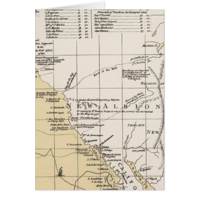 América del Norte, 1782 (Frente)