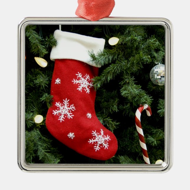 América del norte. Decoraciones navideñas en el ár (Frente)