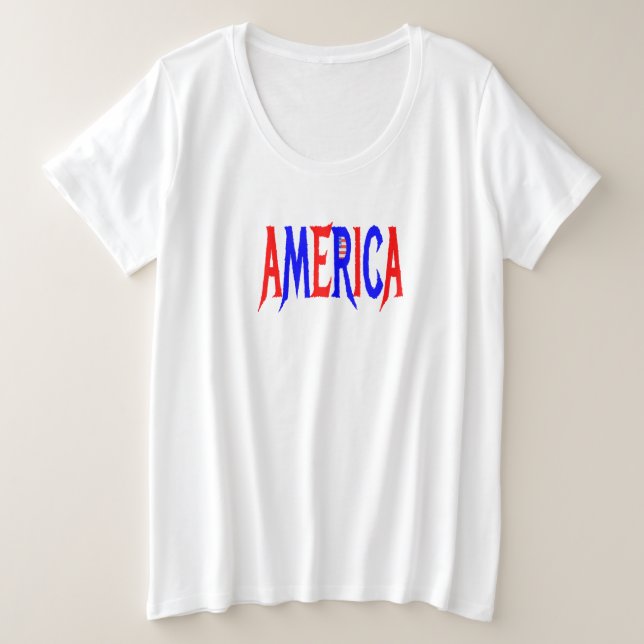 AMERICA EE.UU. Blanco rojo y azul (Anverso del diseño)