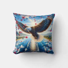 América: el hermoso Cojín decorativo Patriótico de