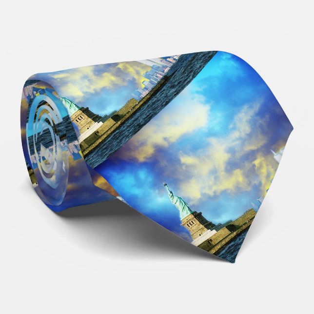 América, Estatua de la Libertad, Corbata (Enrollado)