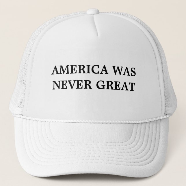 América nunca era gran gorra (Anverso)