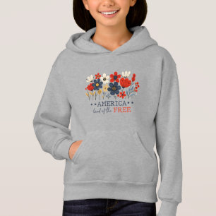 América - Tierra del diseño patriótico floral libr