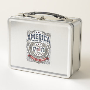 América Vintage 1776 Patriótica Libertad