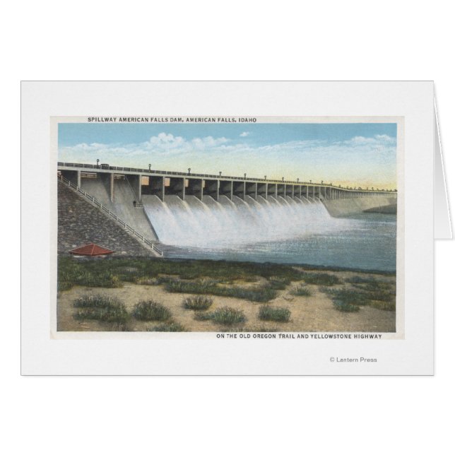 American Falls Dam Spillway, Oregón (Anverso (Horizontal))