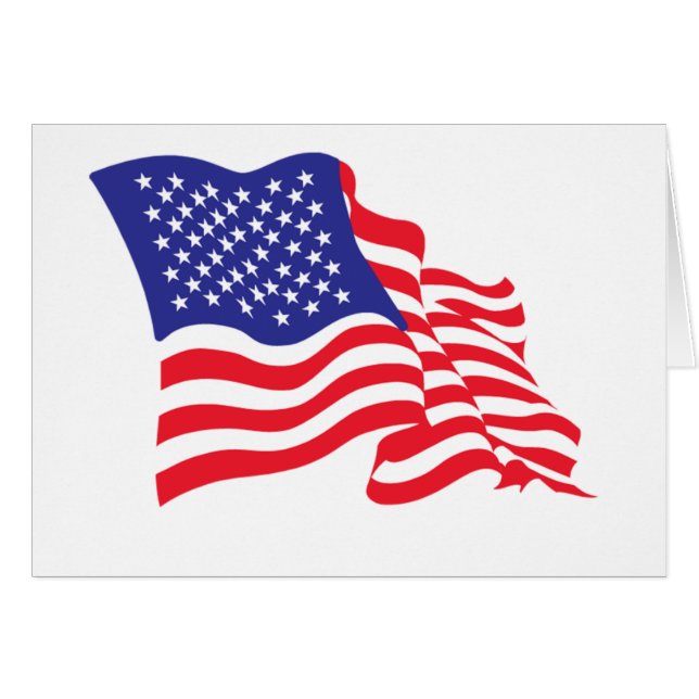 American Flag USA (Anverso (Horizontal))