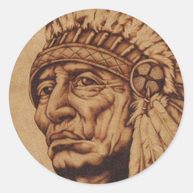 American Native Calcomanía (Anverso)