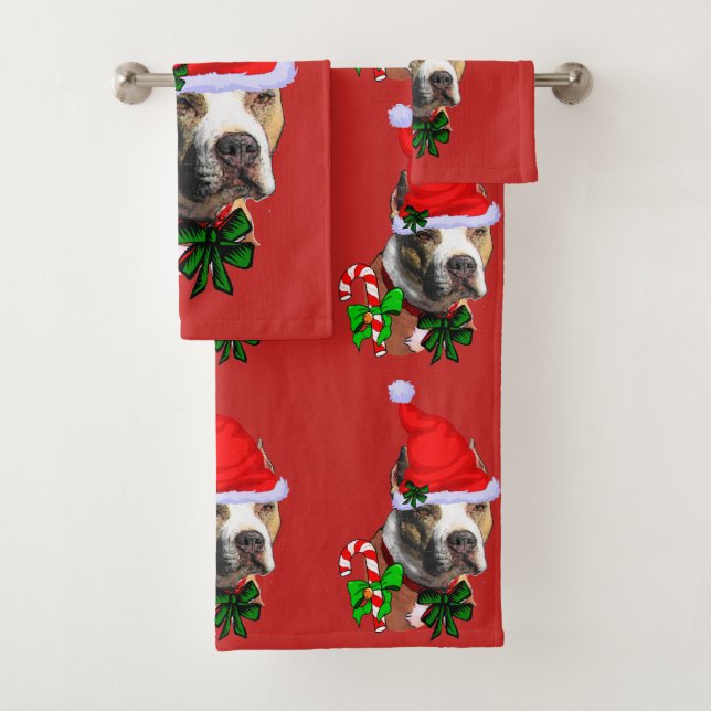 American Pit Bull Terrier Navidad (In situ)