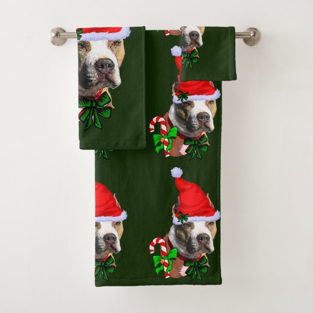 American Pit Bull Terrier Navidad (In situ)