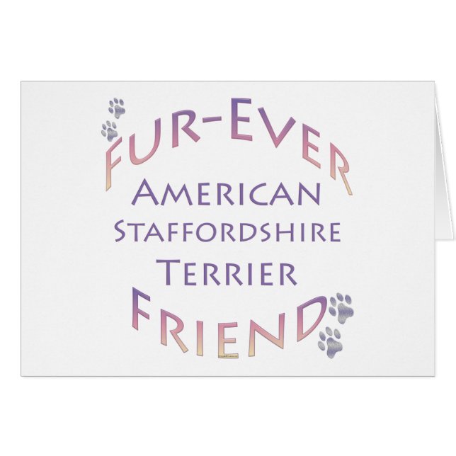 American Staffordshire Terrier Furever (Anverso (Horizontal))