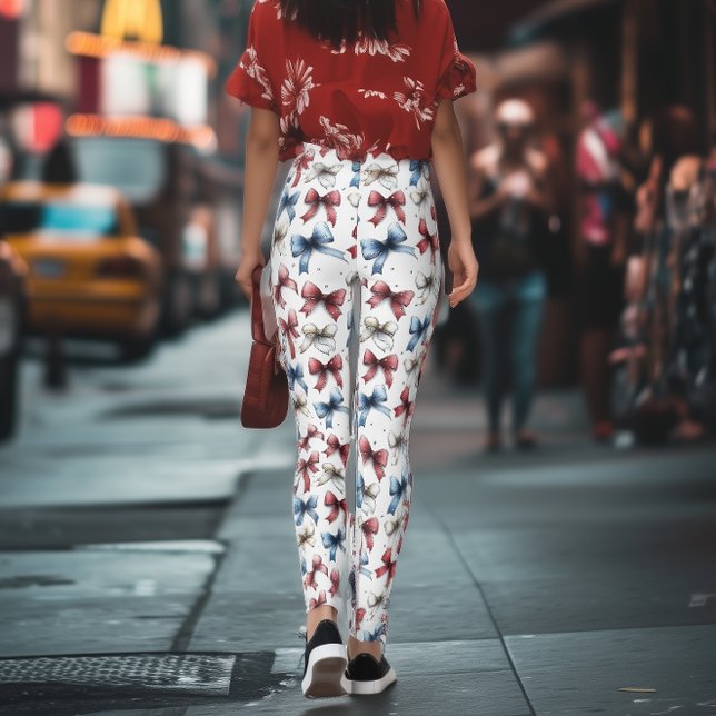 Americana Coquette Bow Leggings (Subido por el creador)