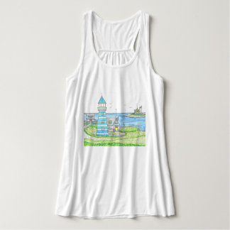 Americana Flowy Tank Top
