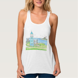 Americana Flowy Tank Top