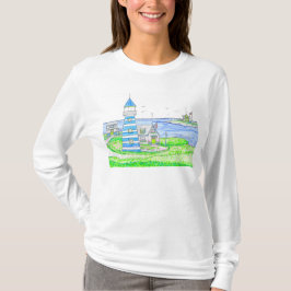 Americana Lighthouse camiseta de largo plazo
