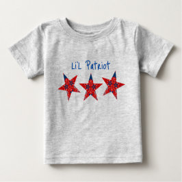 Americana Li'l Patriot Bandana Estrellas camiseta 