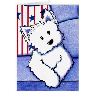 Americano Westie de KiniArt