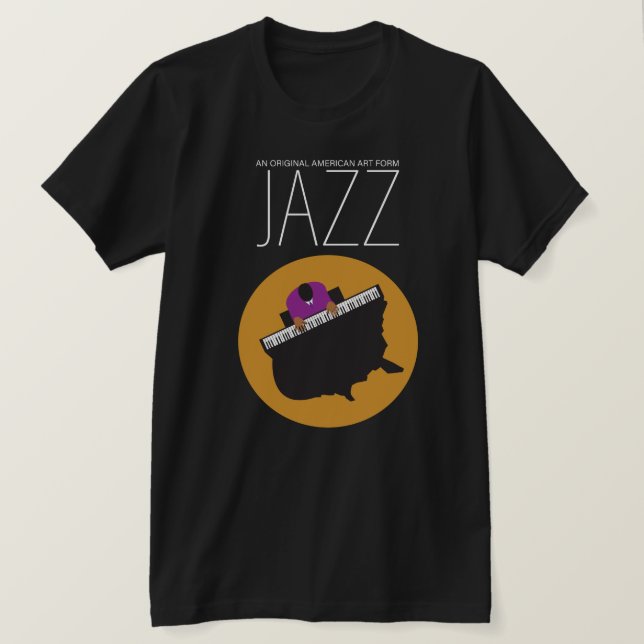 AmeriJazz Bella+Canvas camiseta de manga corta de  (Anverso del diseño)